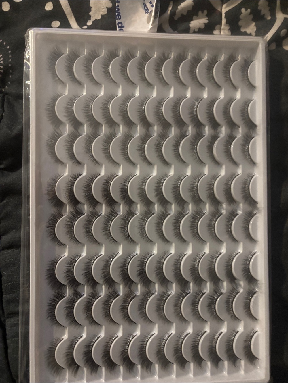 Black Individual False Eyelash Multipack Tray - Natural Volume